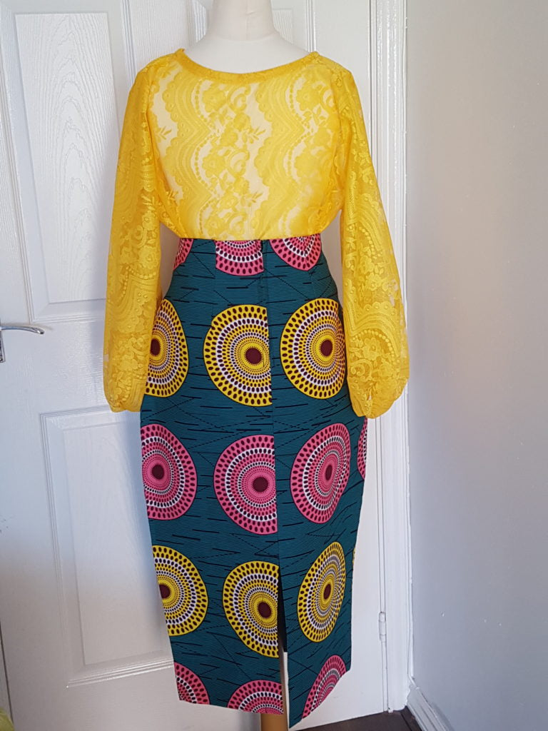 Ankara Print Lace Set