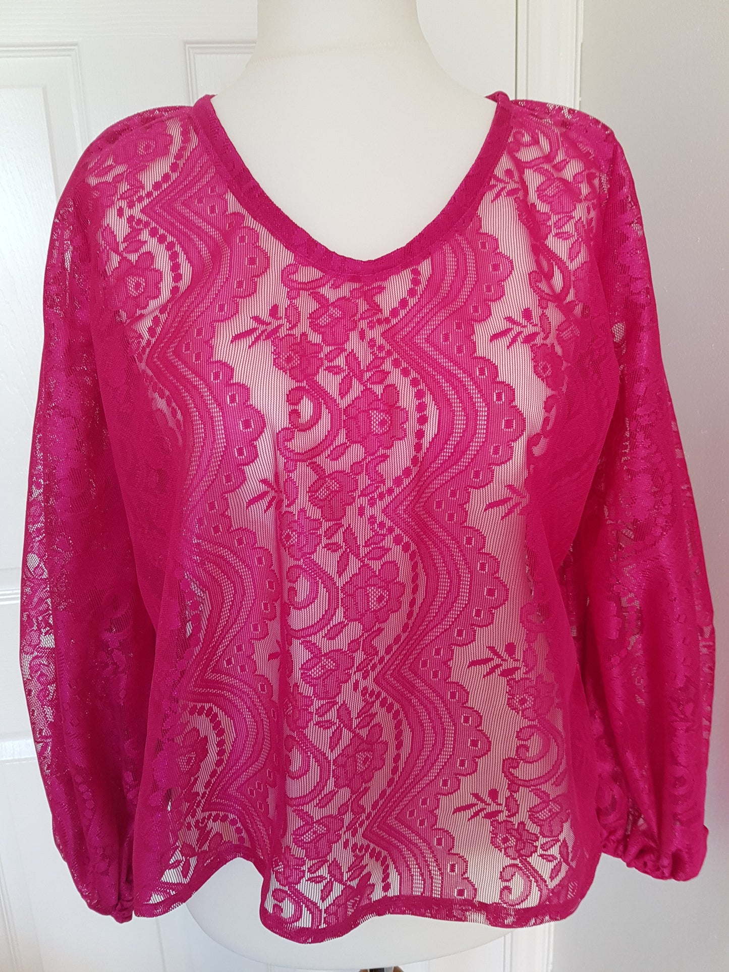 Pink Lace Set