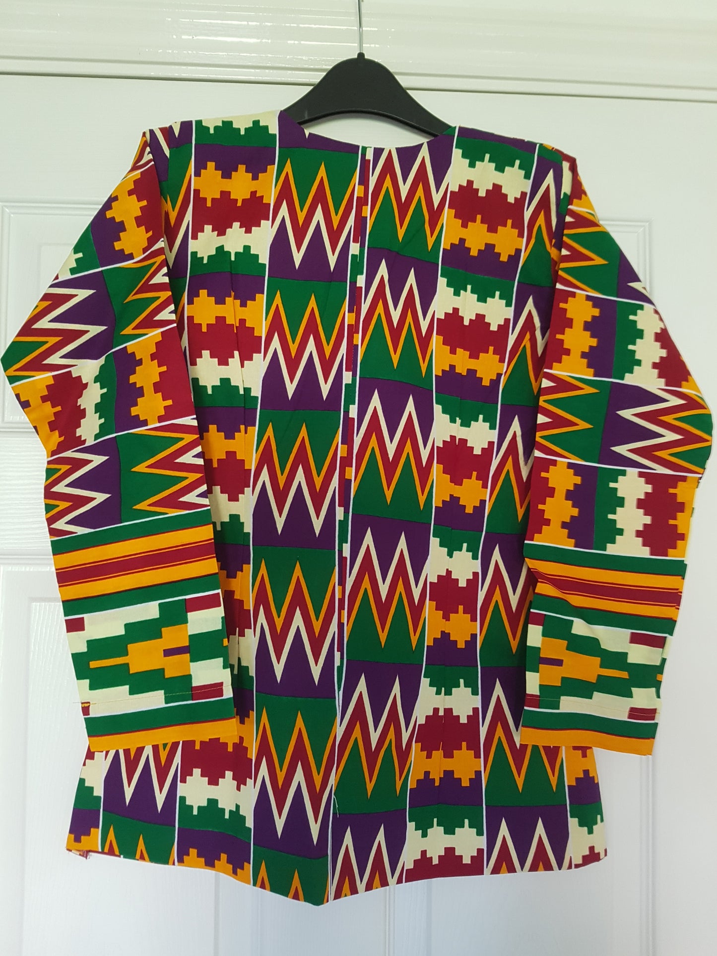 African Kente Print Blazer