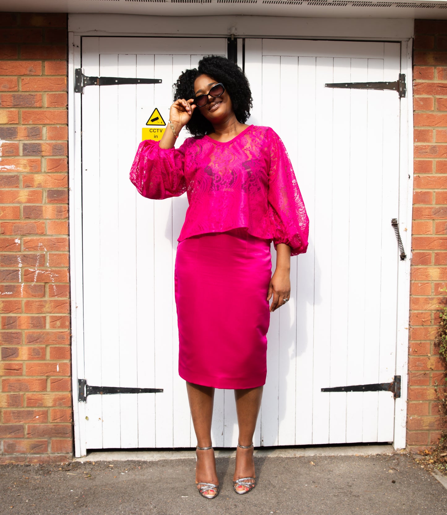 Pink Lace Set